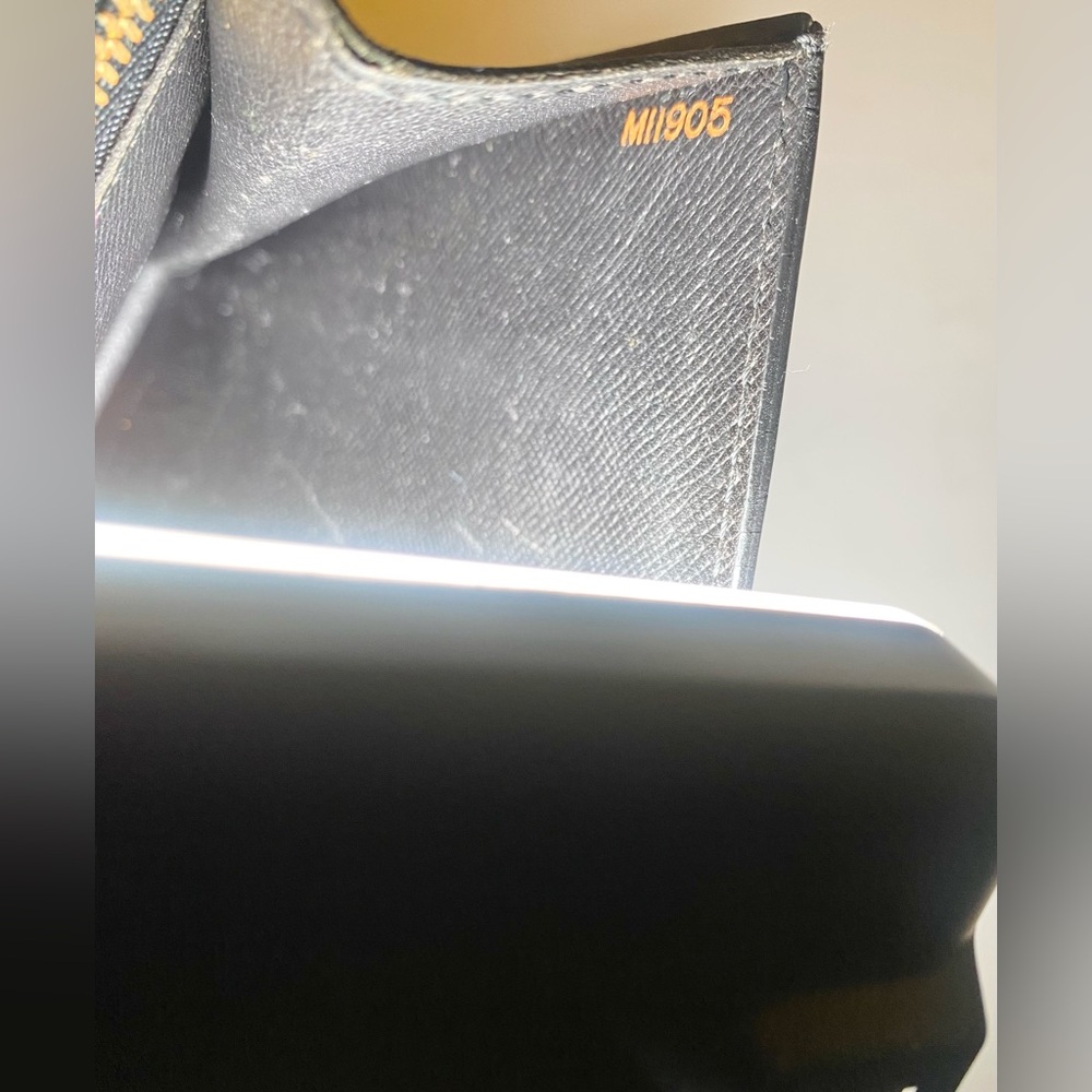 LOUIS VUITTON😍 Epi Pochette Sellier Dragonne Clutch Black - Picture 5 of 6